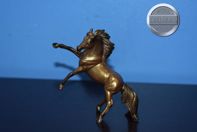 Spirit Gold Chase from Mystery Set-Rearing Andalusian Mold-Breyer Stablemate