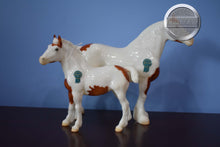 Load image into Gallery viewer, Blossom and Belle-No Box, No COA-Vintage Club Exclusive-Clydesdale Mare and Foal Mold-Breyer Traditional