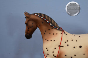 Flabbehoppen-Knabstrupper from Jamboree Event-Misty's Twilight Mold-Breyer Traditional