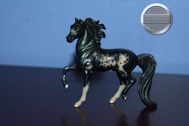Mini Merry Widow-Halloween Exclusive-Prancing Morgan Mold-Breyer Stablemate