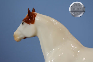 Blossom and Belle-No Box, No COA-Vintage Club Exclusive-Clydesdale Mare and Foal Mold-Breyer Traditional