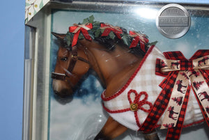 Yuletide Greetings-Holiday Exclusive-Shire Gelding Mold-Damaged Box-New in Box-Breyer Traditional