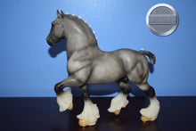 Load image into Gallery viewer, Grey with Blue Bobs-Shire Mold-Breyer Classic