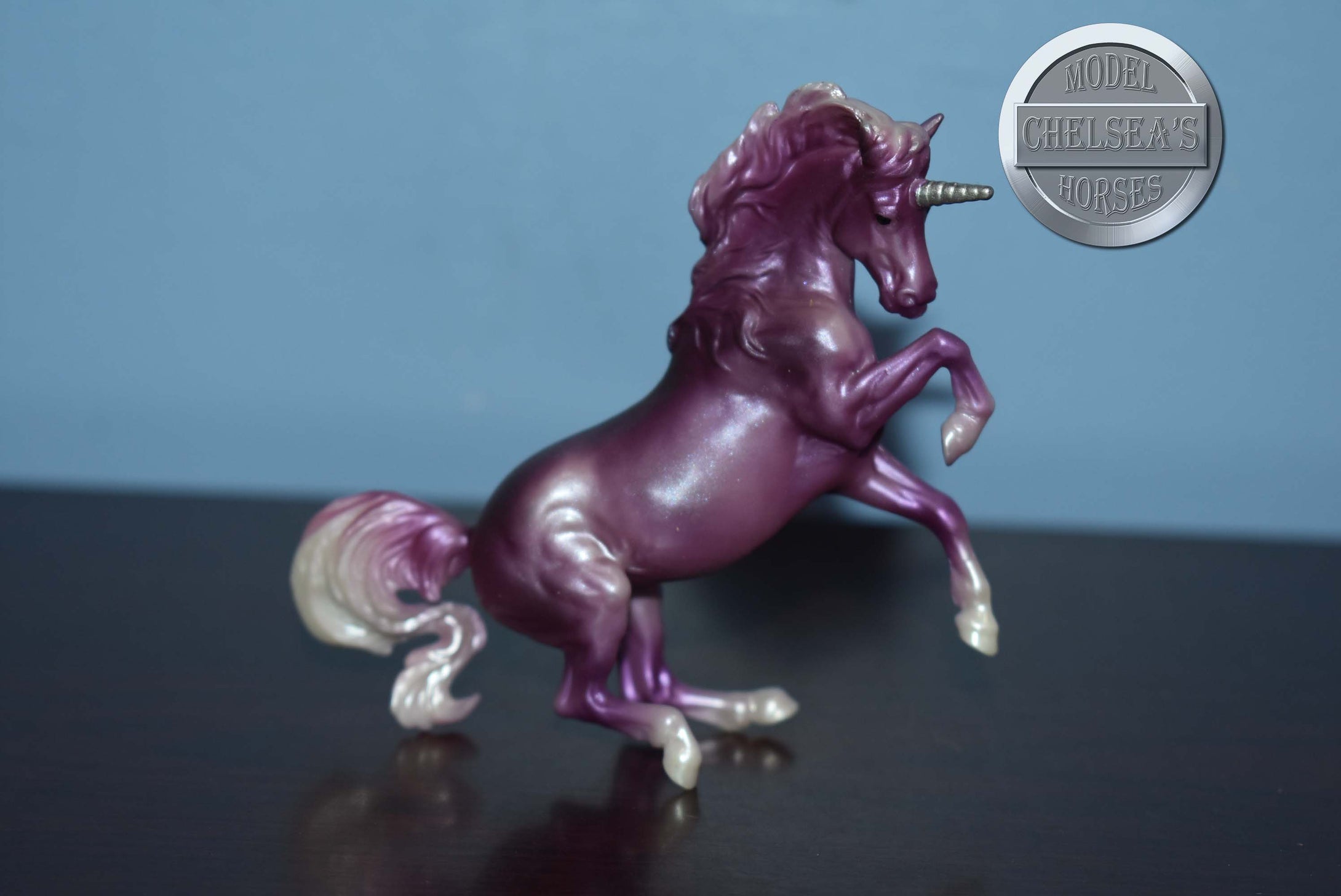 Purple Unicorn-Mini Connemara Mare Mold-Breyer Stablemate