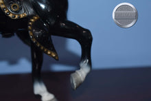Load image into Gallery viewer, Black Fury Prancer with Saddle-Fury Mold-Breyer Traditional