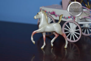 Fairytale Wagon with Horse and Foal-Breyer Accessories and Stablemate