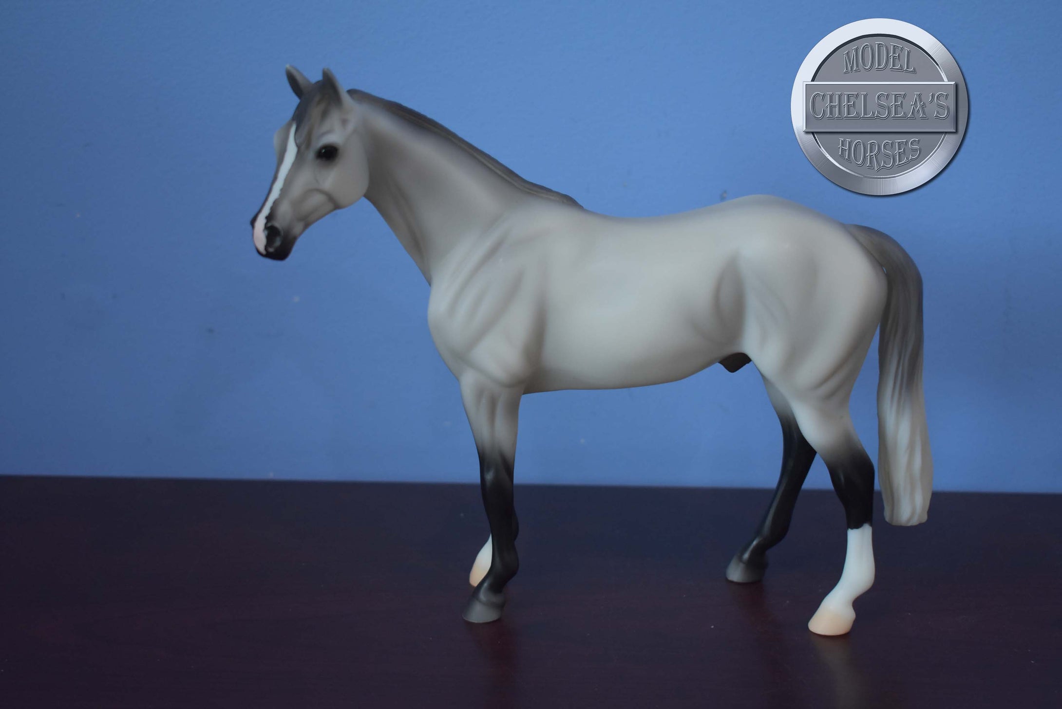 Grey Thoroughbred from WEG Set-TB ONLY-Best in Show Thoroughbred Mold-Breyer Classic
