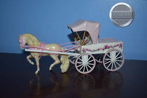 Fairytale Wagon with Horse and Foal-Breyer Accessories and Stablemate