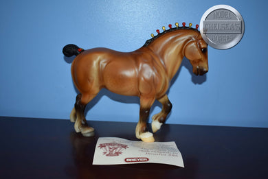 Maximus-Breyerfest Exclusive-Clydesdale Stallion Mold-Breyer Traditional