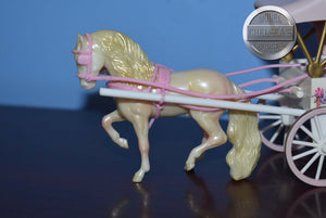 Fairytale Wagon with Horse and Foal-Breyer Accessories and Stablemate