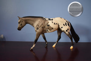 Zipped in Black Magic-Breyerfest Exclusive-Zippo Pine Bar Mold-Breyer Traditional