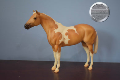 Palomino Paint Short Tail Treasure Hunt-Lady Phase Mold-Breyer Traditional