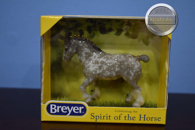 Duke-Stablemate Club Exclusive-Mini Clydesdale Stallion Mold-Breyer Stablemate