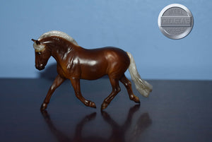 Atli-Silver Bay Version-Stablemate Club Exclusive-Mini Fjord Mold-Breyer Stablemate