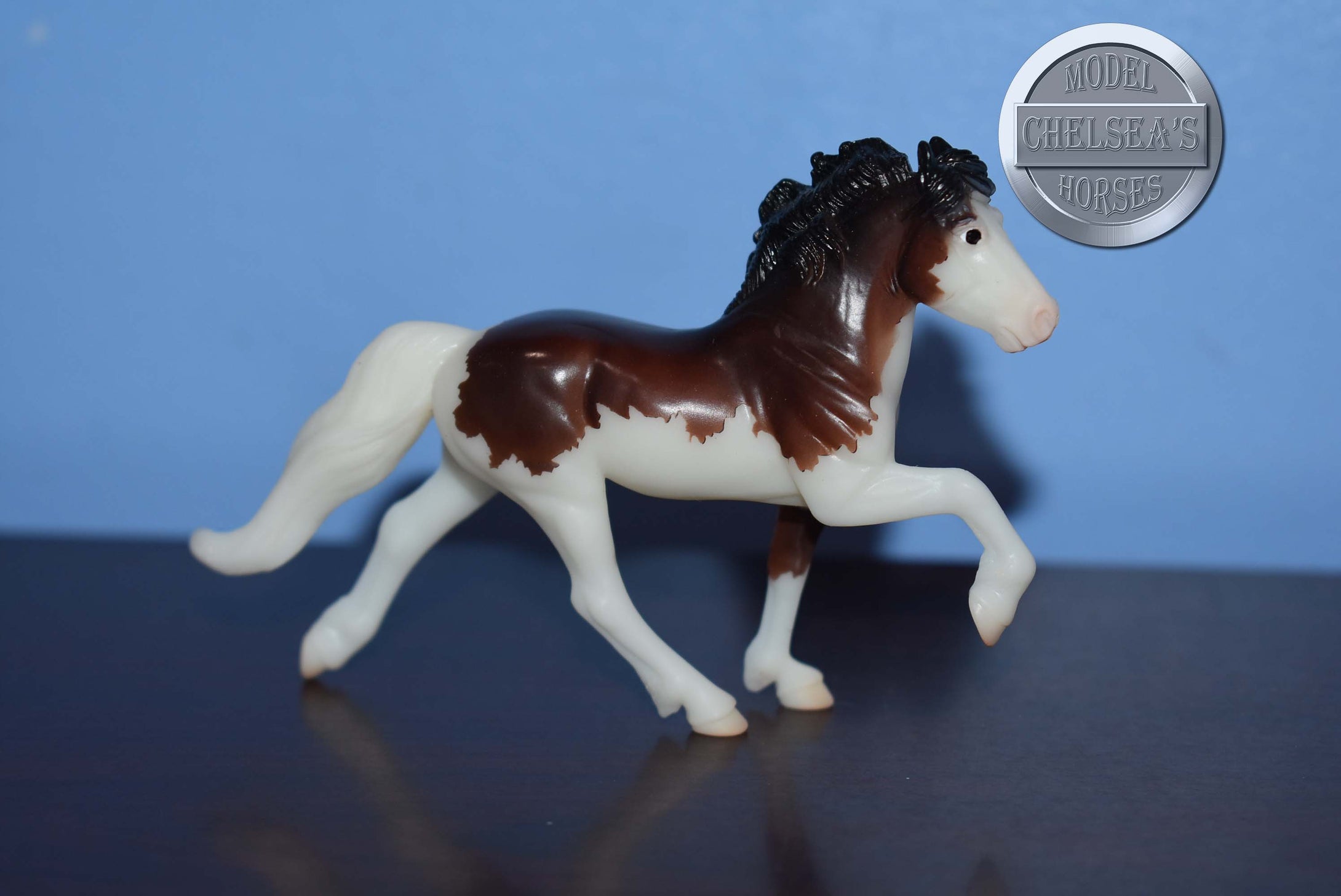 Fylkir-Splash Bay Version-Stablemate Club Exclusive-Icelandic Pony Mold-Breyer Stablemate