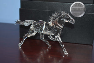 Home Straight-Crystal-Breyerfest Exclusive-With Box-Breyer Accessories