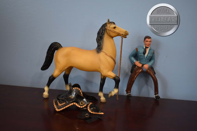 Buckskin Fury with Rider-Breyer Traditional