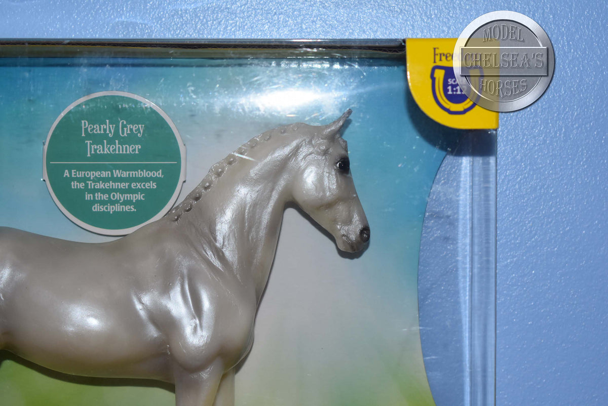 Pearly Grey Trakenher-New in Box-Breyer Classic – Chelsea's Model Horses