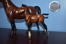 Load image into Gallery viewer, Mahogany Bay Mare and Foal-Proud Arabian Mare and Foal Mold-Breyer Traditional