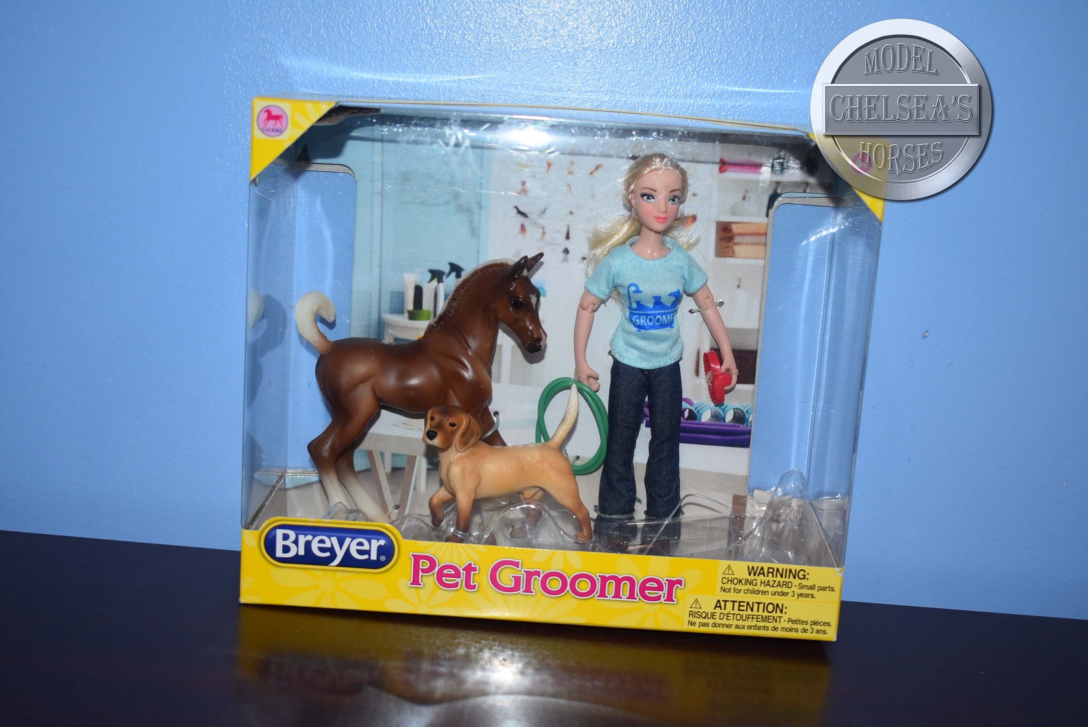 Pet Groomer Set-NO CAT-New in Box-Breyer Classic