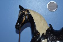 Load image into Gallery viewer, Black White Paint Western Horse-Western HORSE Mold-Breyer Traditional