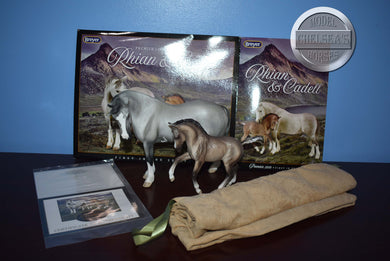 Rhian and Cadell-Premier Club Exclusive-Welsh Mare and Foal-Breyer Traditional