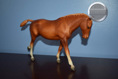 Chestnut Cantering Welsh Pony-No Ribbons-Breyer Traditional
