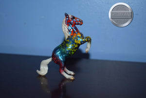 Kaleidoscope-Breyerfest Exclusive-Lippizan Stallion Mold-Breyer Stablemate