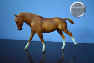 Chestnut Cantering Welsh Pony-No Ribbons-Breyer Traditional