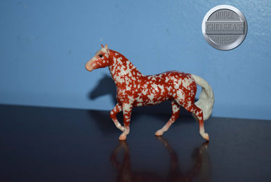 Red Festive Filigrees-Holiday Exclusive-Mini Smart Chic Olena Mold-Breyer Stablemate