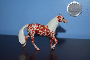 Red Festive Filigrees-Holiday Exclusive-Mini Smart Chic Olena Mold-Breyer Stablemate