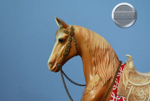 Palomino Western Horse with Saddle-Western Horse Mold-Breyer Traditional