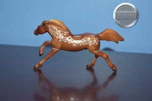 Gingerbread-Holiday Exclusive-Running Mustang Mold-Breyer Stablemate