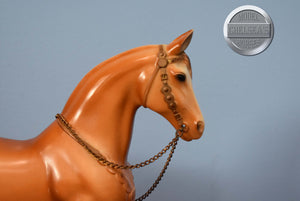 Palomino Western Horse with Saddle-Western Horse Mold-Breyer Traditional