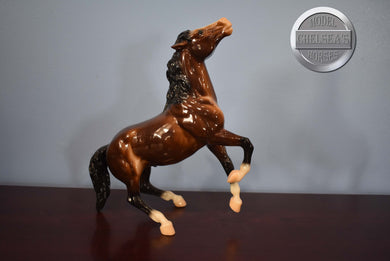 Sarsparilla-Breyerfest Exclusive-Semi Rearing Mustang Mold-Breyer Traditional