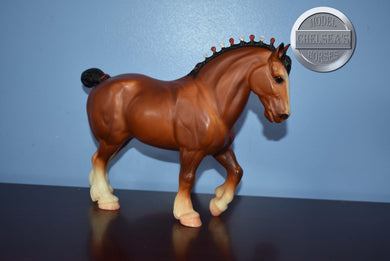 Red Bobs Clydesdale Stallion-Clydesdale Stallion Mold-Breyer Traditional