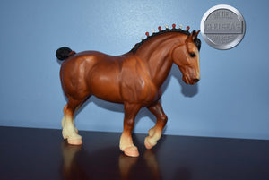 Red Bobs Clydesdale Stallion-Clydesdale Stallion Mold-Breyer Traditional