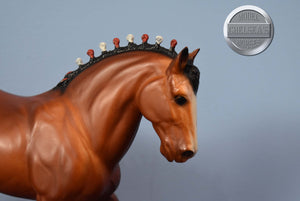 Red Bobs Clydesdale Stallion-Clydesdale Stallion Mold-Breyer Traditional