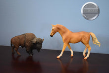 Load image into Gallery viewer, Lot of 3 Small Models-Bison, Dressage Horse/Rider and Walking Horse-Accessories