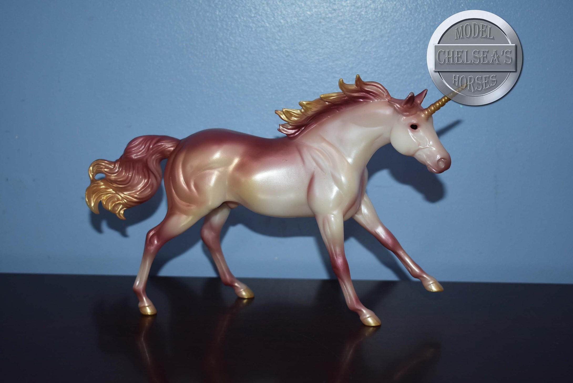 Nova-Web Special Unicorn-American QH Stallion Mold-Breyer Classic