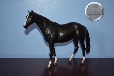 Black Thoroughbred Mare-Touch of Class Mold-Breyer Traditional