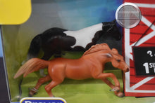 Load image into Gallery viewer, Mystery Foal Set-Paint Loping QH and Running Mustang-New in Box-Breyer Stablemate
