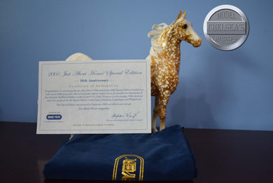 30th Anniversary Gold Florentine ASB-American Saddlebred Stallion Mold with COA-Breyer Traditional