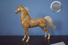 Load image into Gallery viewer, 30th Anniversary Gold Florentine ASB-American Saddlebred Stallion Mold with COA-Breyer Traditional