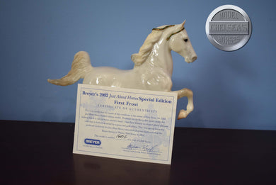 First Frost-JAH Exclusive-with COA-Five Gaiter Mold-Breyer Traditional