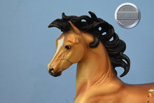 Load image into Gallery viewer, Spun Gold-Buckskin Appaloosa-Breyerfest Exclusive-Ethereal Mold-Breyer Traditional