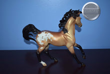Load image into Gallery viewer, Spun Gold-Buckskin Appaloosa-Breyerfest Exclusive-Ethereal Mold-Breyer Traditional