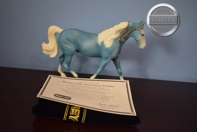 Fanfare with COA and Bag-Wedgewood JAH Exclusive-Missouri Fox Trotter Mold-Breyer Traditional