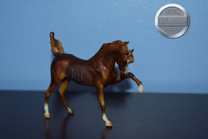 Twist #2-Stablemate Club Exclusive-Galloping Arabian Stallion Mold-Breyer Stablemate