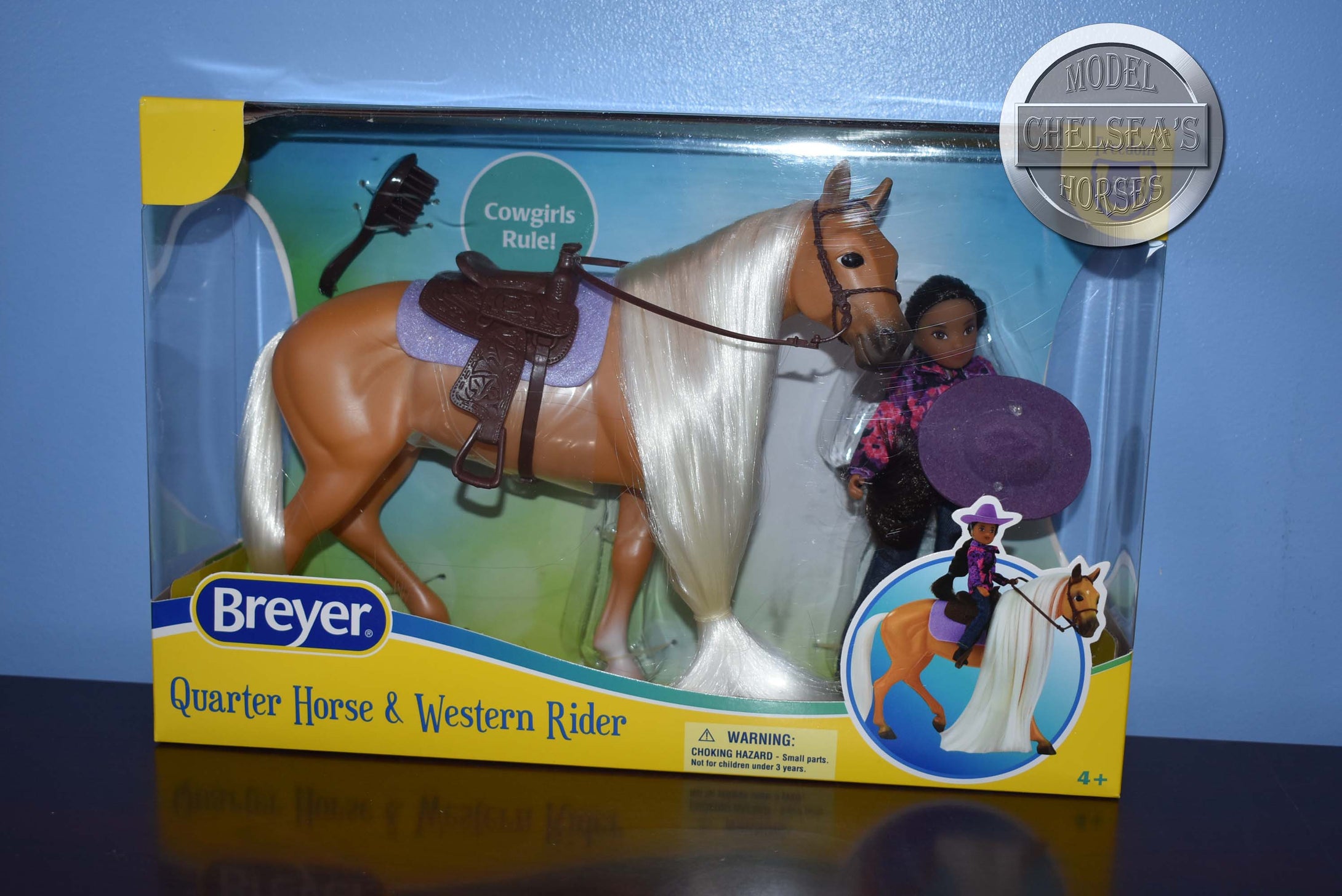Western Horse and Rider Set-New in Box-Breyer Classic